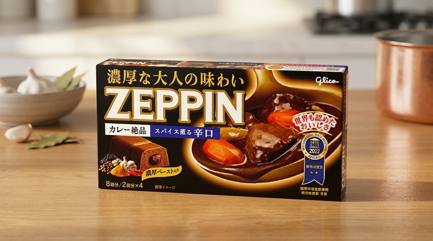 Ezaki Glico ZEPPIN Curry