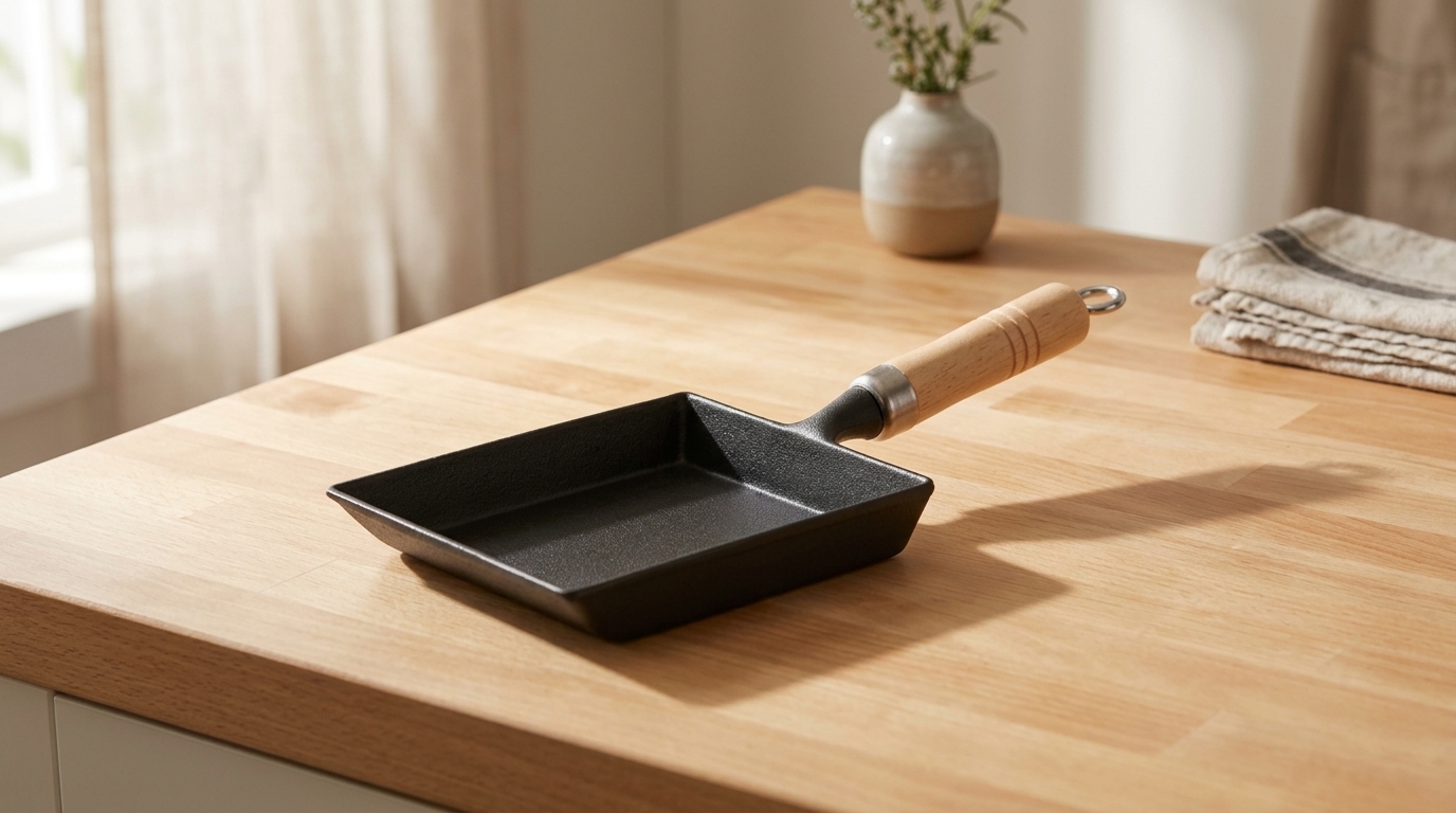 Iwachu Nambu Cast Iron Tamagoyaki Pan